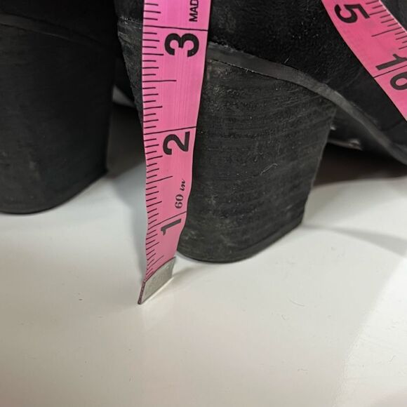 Coconuts by Matisse Black Suede Like Ankle Booties Moonlight Style - Picture 5 of 10